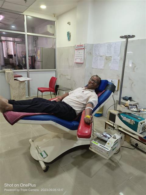 Govt. G. N. A. P.G. College, Bhatapara | Govt. College Bhatapara-Blood donation in Teacher's day
