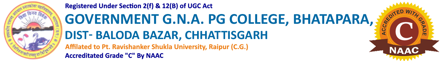 Govt. G. N. A. P.G. College, Bhatapara | Govt. College Bhatapara